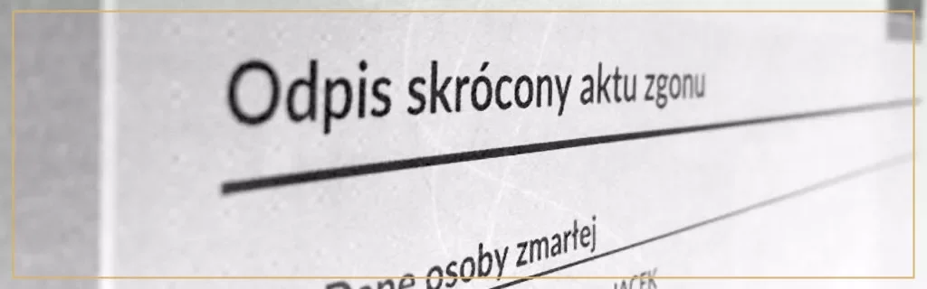 DPS odpis aktu zgonu